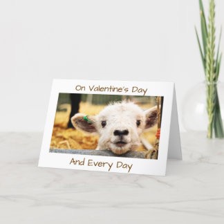 LAMB SAYS "I LOVE YOU" VALENTINE CARD