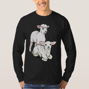 Lamb Sheep Easter Paschal Lamb Little Sheep Childr T-Shirt