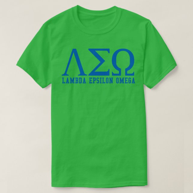 Lambda Epsilon Omega T-Shirt (Design Front)
