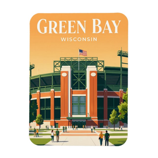 Lambeau Field USA Magnet (Vertical)