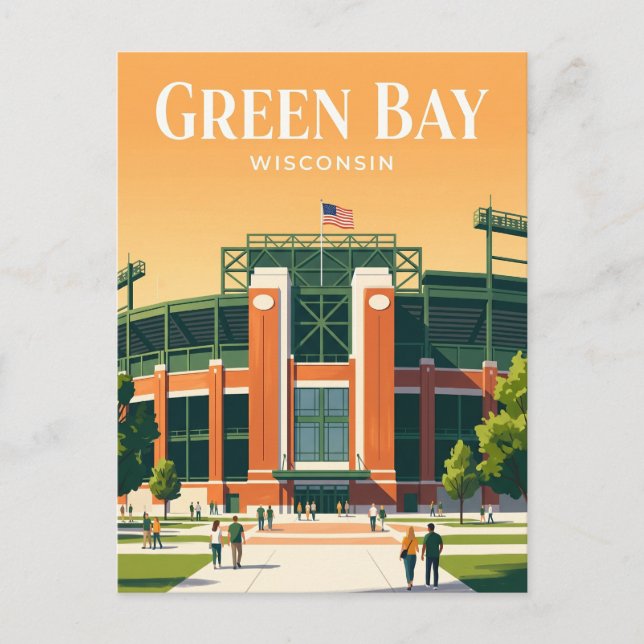 Lambeau Field USA Postcard (Front)