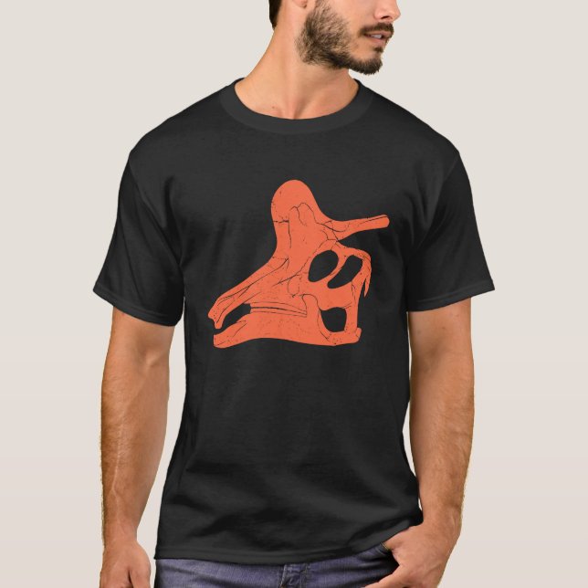Lambeosaurus Skull Fossil Hunter  2 T-Shirt (Front)