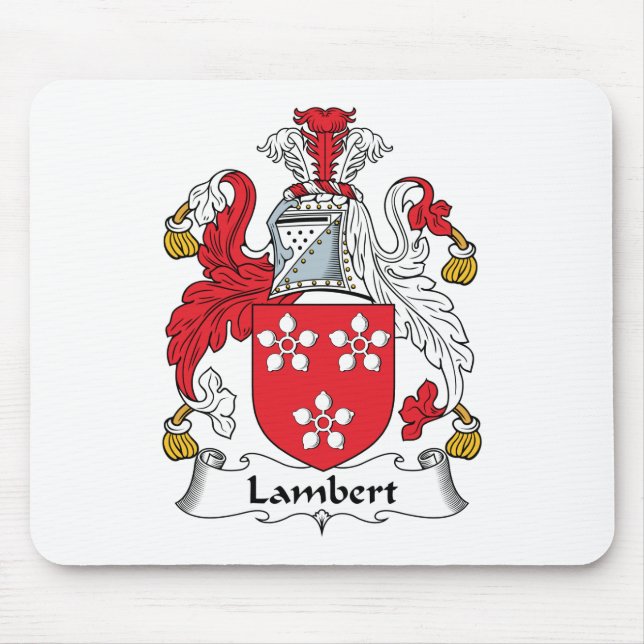 Lambert Family Crest Mouse Mat (Front)