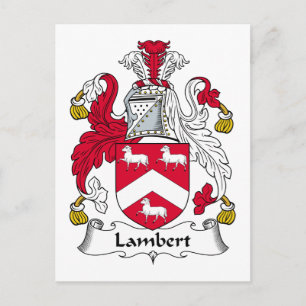 Lambert Family Crest Postcard