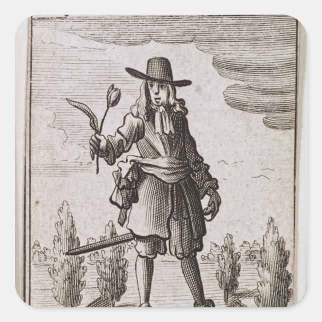 Lambert Simnel, Knight of the Golden Tulip Square Sticker (Front)