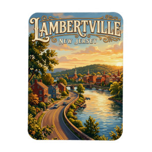 Lambertville New Jersey Magnet