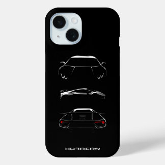 Lamborghini Huracán Silhouette iPhone 15 Case