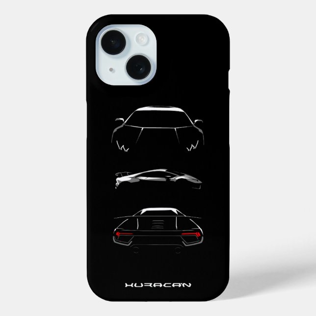 Lamborghini Huracán Silhouette Case-Mate iPhone Case (Back)