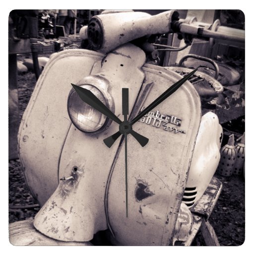Image of Lambretta 150 ld Square Wall Clock