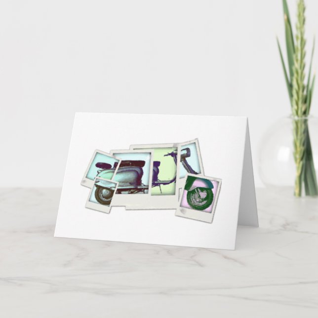 lambretta photo montage card (Front)