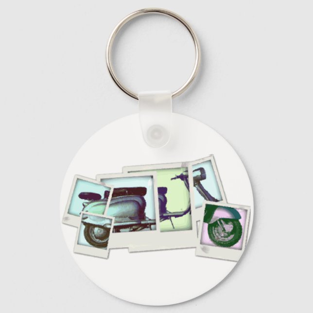 lambretta photo montage key ring (Front)