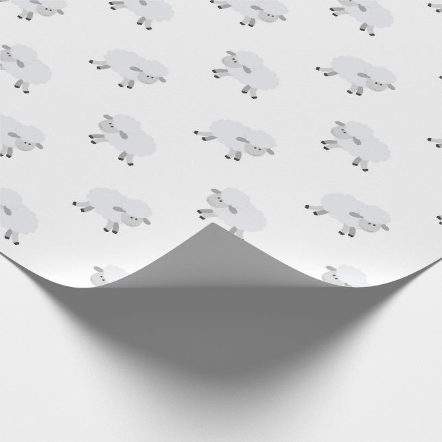 Lambs Wrapping Paper (Corner)