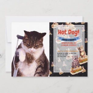 Lame cat invitation