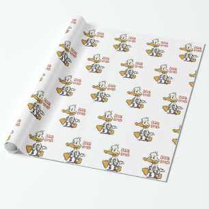 Lame duck cartoon   choose background color wrapping paper