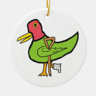Lame Duck Ceramic Tree Decoration
