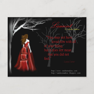 Lament by Sandra Madera Postcards