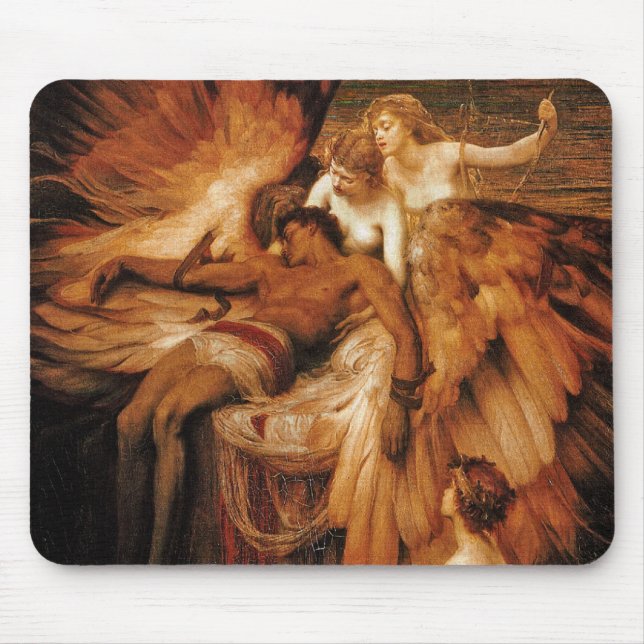 Lament for Icarus by Herbert Draper Mouse Mat (Front)