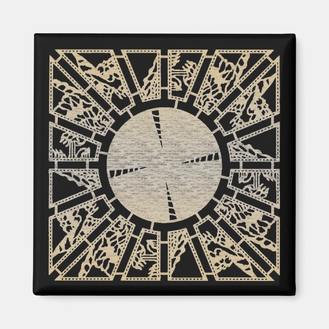 Lament Panel 1 (brass) Magnet (Front)