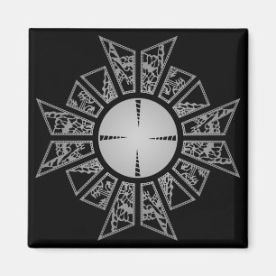 Lament star silver magnet