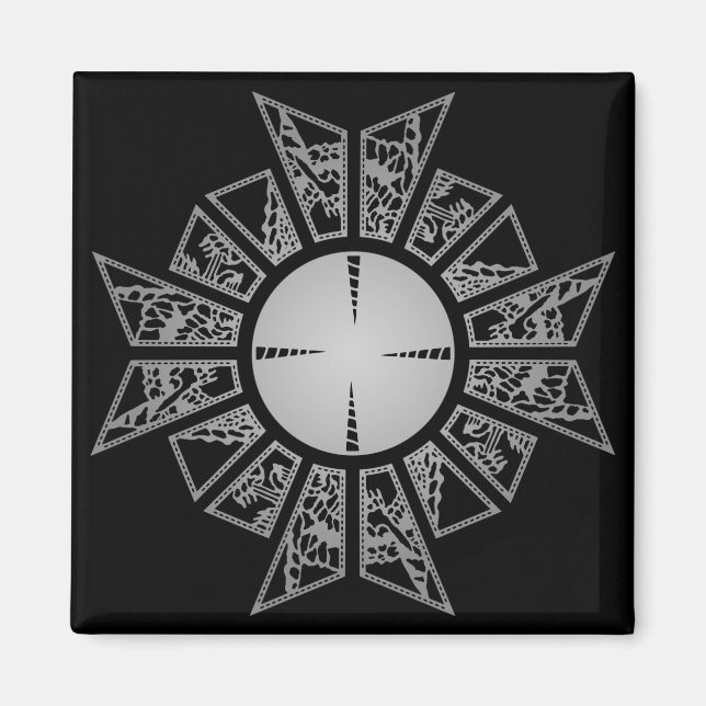 Lament star silver magnet (Front)