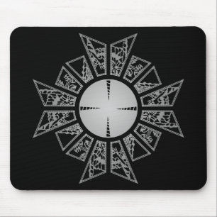 Lament star silver mouse mat