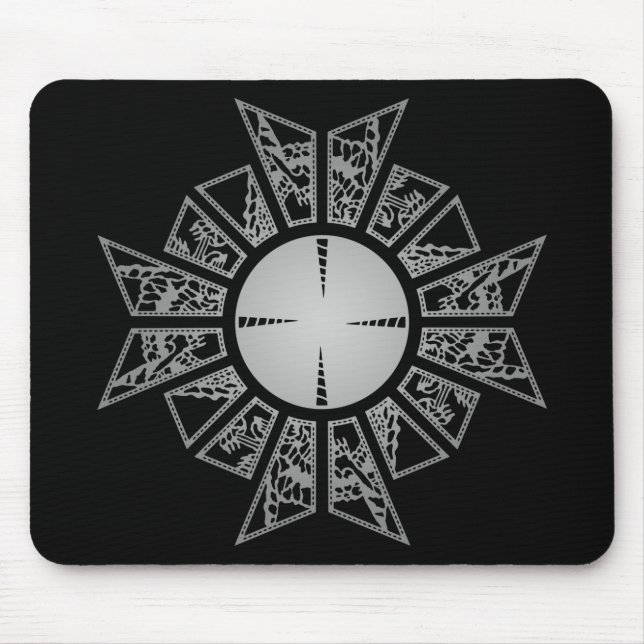 Lament star silver mouse mat (Front)