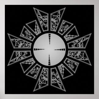 Lament star silver poster