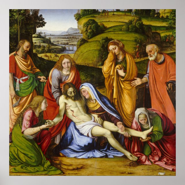 Lamentation by Andrea Solario Poster (Front)