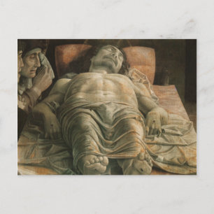 Lamentation of Christ by Andrea Mantegna Postcard