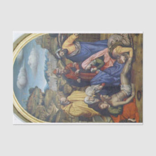 Lamentation with Saints by Plautilla Nelli Tissue Paper