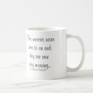 Lamentations 3:22-23 Mug