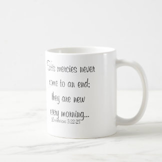 Lamentations 3:22-23 Mug