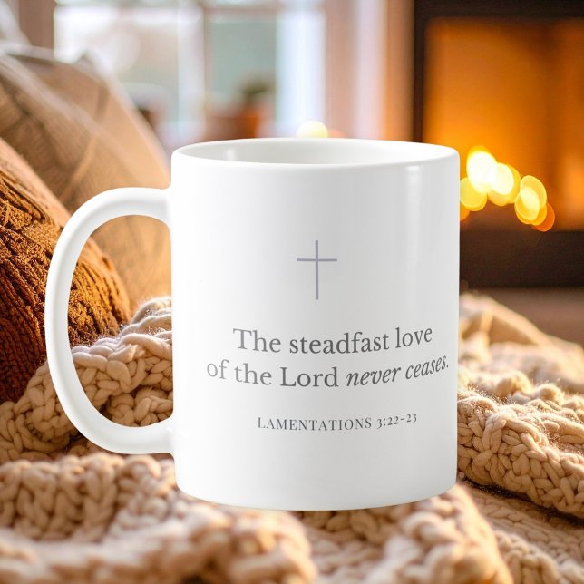 Lamentations 3:22-23 Scripture Verse Christian   Coffee Mug (Creator Uploaded)