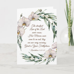 Lamentations 3:22-23 Steadfast Love of the Lord Card