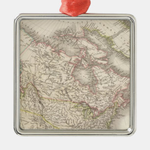 L'Amerique Septentrionale - North America Metal Tree Decoration