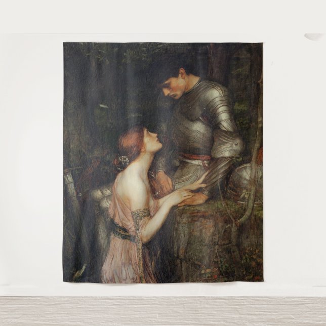 Lamia and the Soldier by J W Waterhouse 1905 Tapestry (Front)