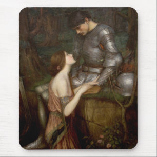 Lamia and the Soldier by John William Waterhouse Mouse Mat