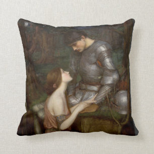 Lamia by John William Waterhouse Cushion