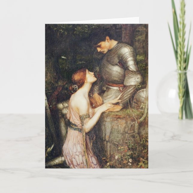 Lamia on Her Knees Card (Front)