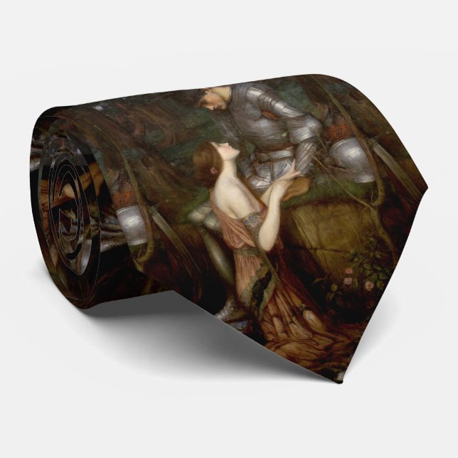 Lamia Painting by J.W. Waterhouse Tie (Rolled)