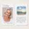 Laminated Photo Beach Memorial Prayer Card