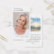 Laminated Photo Beach Memorial Prayer Card