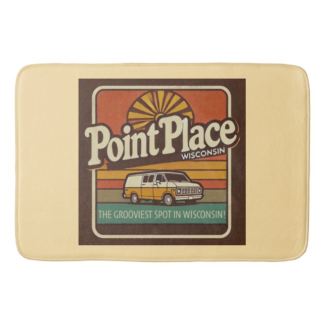 Laminated Placemat Bath Mat (Front)