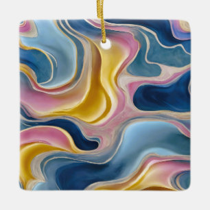 Laminated Placemat Ceramic Ornament