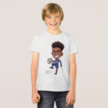 Lamine Yamal - Barça's Rising Star Cartoon T-Shirt