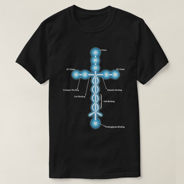 Laminin Cross 2 Gift Halloween Day Thanksgiving Ch T-Shirt (Design Front)