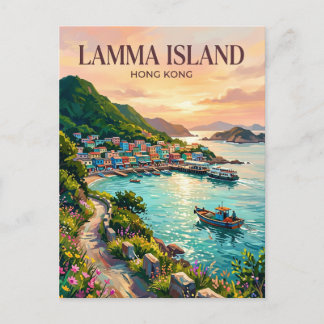 Lamma Island Hong Kong Postcard