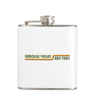 Lamoille Valley Rail Trail Vermont Hip Flask