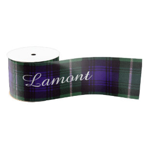 Lamont clan Plaid Scottish tartan Grosgrain Ribbon