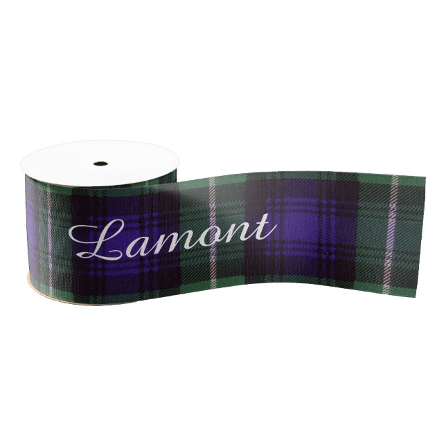 Lamont clan Plaid Scottish tartan Grosgrain Ribbon (Spool)